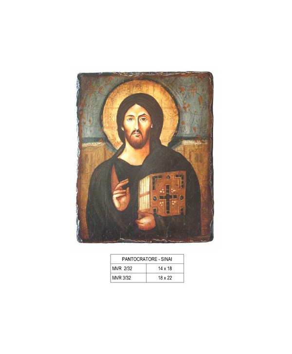 Cartella porta documenti con stampa in oro a caldo di Cristo Pantocratore -  Diemme Arte Sacra